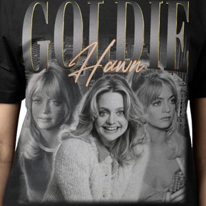 GOLDIE HAWN SHIRT, Goldie Hawn Vintage T-Shirt, Goldie Jeanne Hawn American Actress Retro Bootleg Homage 90s Merch, Goldie Hawn Tee Fan Gift