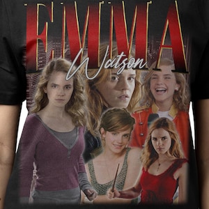 EMMA WATSON SHIRT, Emma Watson Vintage T-Shirt, Emma Charlotte Duerre Watson British Actress Retro Bootleg Merch, Emma Watson Tees Fans Gift