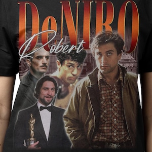 ROBERT DENIRO SHIRT, Robert De Niro Vintage T-Shirt, Robert Anthony De Niro Retro 90s Bootleg Homage Merch, Robert De Niro Rap Tee Fans Gift