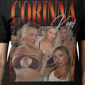 CORINNA KOPF SHIRT, Corinna Kopf Vintage T-Shirt, Corinna Kopf Retro 90s Bootleg Homage Merch, Corinna Kopf Tribute 80s Rap Tees Fans Gifts