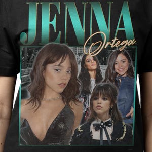 JENNA ORTEGA SHIRT, Jenna Ortega Tribut Rap Tees Fans Geschenk, Jenna Ortega Vintage T-Shirt, Jenna Marie Ortega Retro 90er Jahre Bootleg Homage Merch