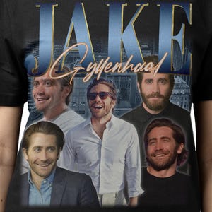 JAKE GYLLENHAAL, Jake Gyllenhaal Vintage T-Shirt, Jacob Benjamin Gyllenhaal Retro 90s Bootleg Homage Merch, Jake Gyllenhaal Rap Tee Fan Gift