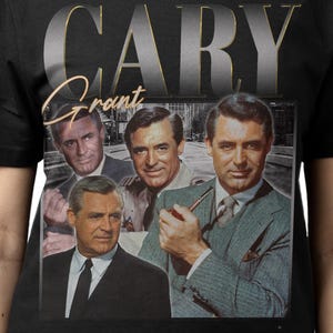 CARY GRANT SHIRT, Cary Grant vintage T-shirt, Cary Grant retro jaren 90 bootleg hommage merchandise, grappige Carry Grant Tribute 80s rap T-shirts fans geschenken