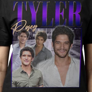 TYLER POSEY SHIRT, Tyler Posey Vintage T-Shirt, Tyler Garcia-Posey Retro 90s Bootleg Homage Merch, Tyler Posey Tribute 80s Rap Tee Fans Gift