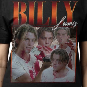 BILLY LOOMIS SHIRT, Luke Wilson American Actor Homage Merch, Skeet Ulrich Vintage T-Shirt, Scream Movie Retro Bootleg Tees, Scream Fans Gift