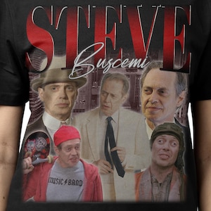 STEVE BUSCEMI SHIRT, Steve Buscemi Vintage T-Shirt, Steven Vincent Buscemi Retro 90s Bootleg Homage Merch, Steve Buscemi Rap Tees Fans GIfts