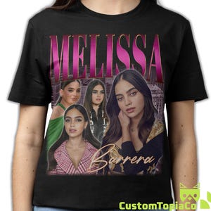 MELISSA BARRERA SHIRT, Melissa Barrera Tee Fan Gift, Melissa Barrera Vintage T-Shirt, Melissa Barrera Martínez Retro 90s Bootlg Homage Merch