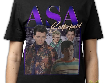 ASA BUTTERFIELD SHIRT, Asa Butterfield Vintage T-Shirt, Asa Bopp Farr Butterfield Retro 90s Bootleg Homage Merch, Asa Butterfield Fans Gifts