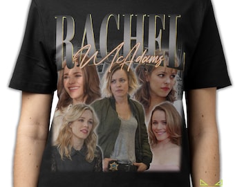 RACHEL MCADAMS SHIRT, Rachel McAdams Vintage T-Shirt, Rachel Anne McAdams Retro 90s Bootleg Homage Merch, Rachel McAdams Rap Tees Fans Gifts