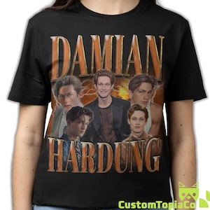 DAMIAN HARDUNG SHIRT, Damian Hardung Vintage T-Shirt, Damian Hardung Retro 90s Bootleg Homage Merch, Damian Hardung 80s Rap Tees Fans Gifts