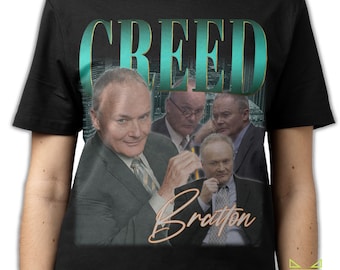 CREED BRATTON SHIRT, The Office Retro 90s Rap Tees Fans Gift, Creed The Office Vintage T-Shirt, Rainn Wilson American Actor Homage Rap Merch