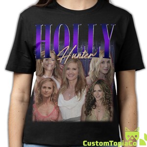 Camiseta de Holly Hunter, camiseta vintage de Holly Hunter, merchandising retro de los 90 estilo bootleg de Holly Hunter, camisetas de rap de los 80 en homenaje a Holly Hunter, regalo para fans