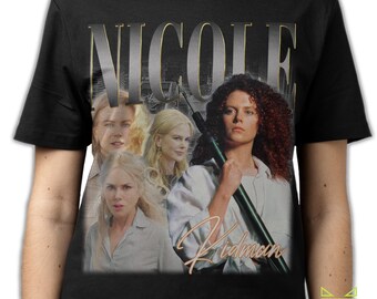 NICOLE KIDMAN SHIRT, Nicole Mary Kidman Retro 90s Bootleg Homage Merch, Nicole Kidman 80s Rap Tees Fans Gifts, Nicole Kidman Vintage T-Shirt