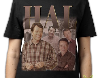 HAL MALCOLM in the MIDDLE Shirt, Hal Wilkerson Vintage T-Shirt, Bryan Lee Cranston Retro Bootleg Homage Merch, Malcolm In The Middle Rap Tee