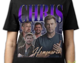 CHRIS HEMSWORTH SHIRT, Chris Hemsworth Tees Fans Gifts, Chris Hemsworth Vintage T-Shirt, Christopher Hemsworth Am Retro Bootleg Homage Merch