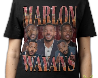 MARLON WAYANS SHIRT, Marlon Wayans Vintage T-Shirt, Marlon Lamont Wayans Retro 90s Bootleg Homage Merch, Marlon Wayans Rap Tee Fan Gift
