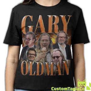 CAMISETA DE GARY OLDMAN, camiseta vintage de Gary Oldman, merchandising pirata retro de los 90 con temática de Sir Gary Leonard Oldman, camiseta de rap tributo a Gary Oldman, regalo para fans