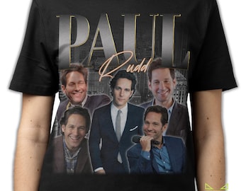 PAUL RUDD SHIRT, Paul Rudd Vintage T-Shirt, Paul Stephen Rudd Retro 90s Bootleg Homage Merch, Funny Paul Rudd 80s Rap Custom Tees Fans Gift