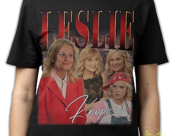 LESLIE KNOPE SHIRT, Leslie Knope Vintage T-Shirt, Amy Poehler Retro 90s Bootleg Homage Merch, Parks and Recreation Tribute Rap Tee Fans Gift