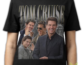 TOM CRUISE SHIRT, Tom Cruise Tribute 80s Rap Tee Fan Gift, Tom Cruise Vintage T-Shirt, Thomas Cruise Mapother Retro 90s Bootleg Homage Merch