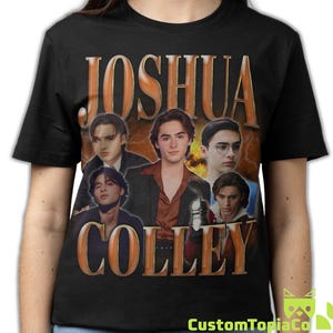 CAMISETA DE JOSHUA COLLEY, camiseta vintage de Joshua Colley, merchandising retro pirata de los 90 de Joshua Robert Colley, camiseta de rap de los 80 de Joshua Colley, regalo para fans