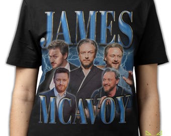 JAMES MCAVOY SHIRT, James McAvoy Retro 90s Bootleg Homage Merch, James McAvoy Vintage T-Shirt, Funny James McAvoy Tribute Rap Tees Fans Gift