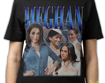 MEGHAN MARKLE SHIRT, Meghan Markle Tribute 80s Rap Tee Fan Gift, Meghan Markle Vintage T-Shirt, Meghan Markle Retro 90s Bootleg Homage Merch