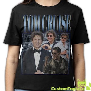 TOM CRUISE SHIRT, Tom Cruise Vintage T-Shirt, Thomas Cruise Mapother Retro 90er Bootleg Homage Merch, Tom Cruise Tribute 80er Jahre Rap Tee Fan Geschenk