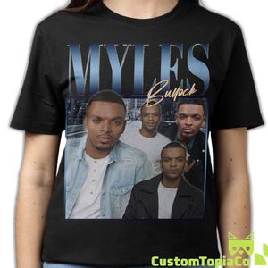 MYLES BULLOCK SHIRT, Myles Bullock Vintage T-Shirt, Myles Bullock Retro 90s Bootleg Homage Merch, Myles Bullock Tribute 80s Rap Tee Fan Gift