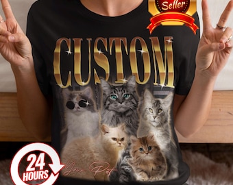 CUSTOM PET SHIRT - Personalized Pet Shirt - Customized Your Shirt - Personalized Pet Tshirt - Vintage Style Pet Shirt - Pet Lover Shirt