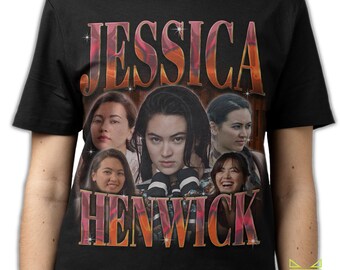 JESSICA HENWICK Shirt, Jessica Henwick Homage Tshirt, Jessica Henwick Vintage T-Shirt, Jessica Henwick 90s Bootleg Shirt