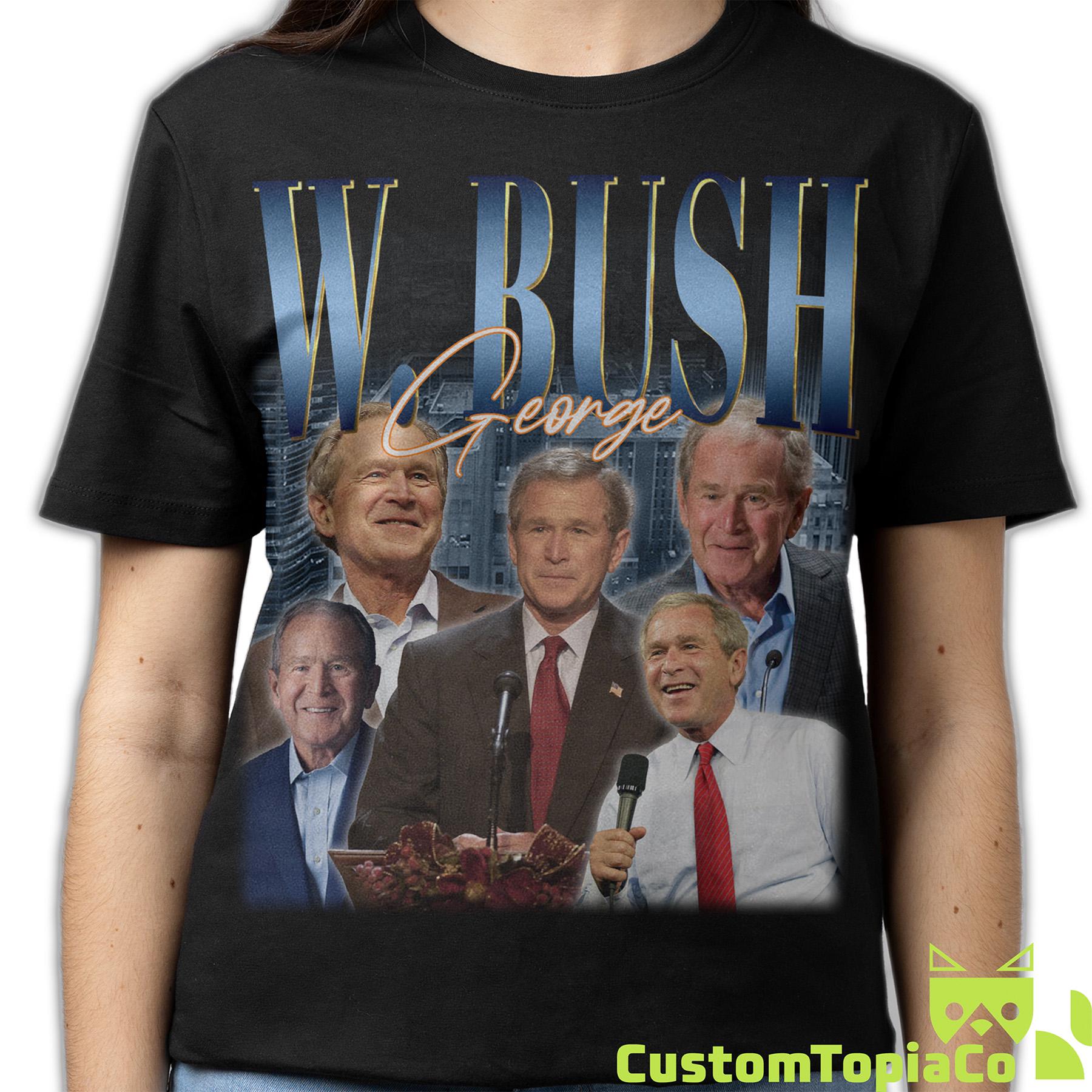 GEORGE W. BUSH SHIRT, George W. Bush Vintage T-shirt, George