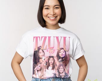 TZUYU TWICE SHIRT, Chou Tzu-yu Tour Vintage Tour T-shirt, Tzuyu