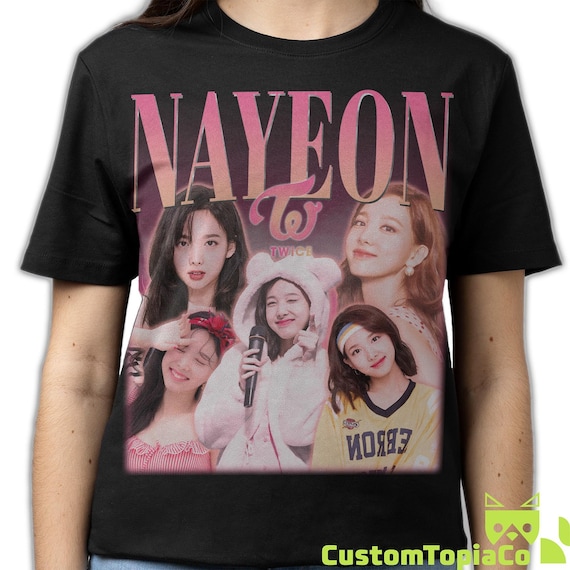 NAYEON TWICE SHIRT, Im Na-yeon Tour Vintage Tour T-shirt, Nayeon