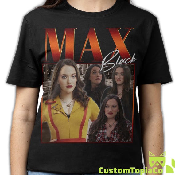 MAX BLACK SHIRT, Max Black Vintage T-shirt, Katherine Victoria