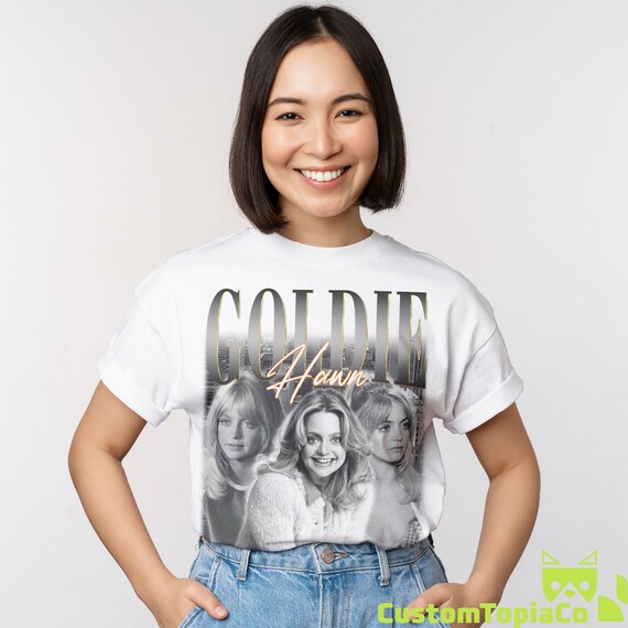 GOLDIE HAWN SHIRT, Goldie Hawn Vintage T-shirt, Goldie Jeanne Hawn