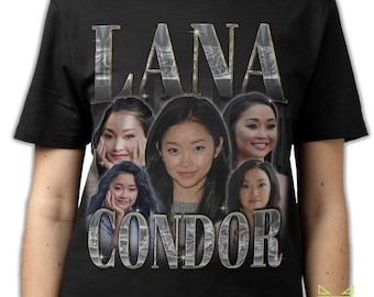 LANA CONDOR Shirt, Lana Condor Homage Tshirt, Lana Condor Vintage T-Shirt, Lana Condor 90s Bootleg Shirt