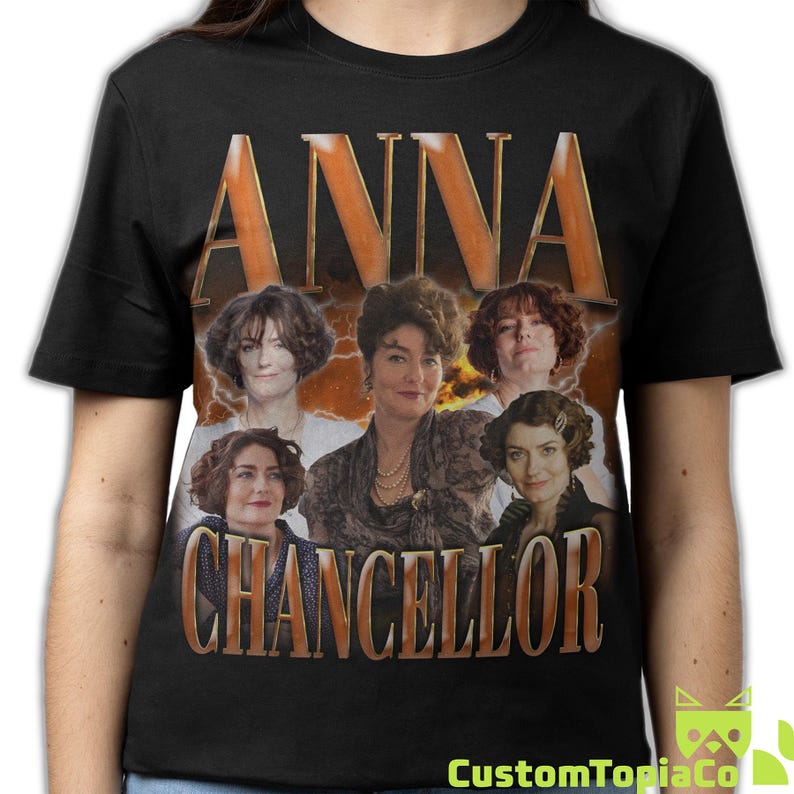 ANNA CHANCELLOR SHIRT, Anna Chancellor Vintage T-Shirt, Anna Theodora Chancellor Retro 90s Bootleg Homage Merch, Anna Chancellor Fans Gift image 1