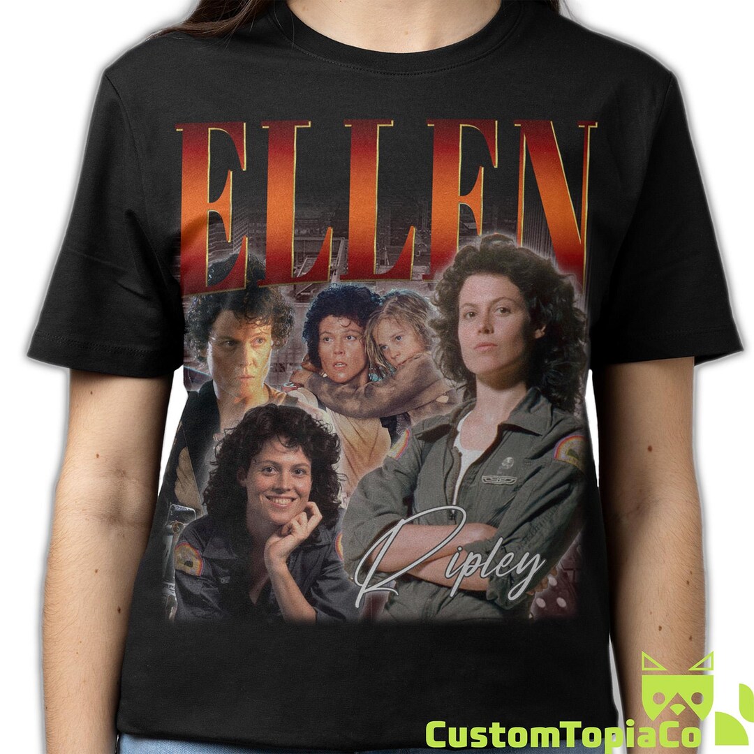 ELLEN RIPLEY SHIRT, Ellen Ripley Alien Vintage T-shirt, Lt Ellen Louise ...