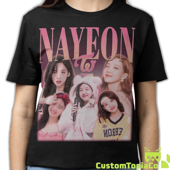NAYEON TWICE SHIRT, Im Na-yeon Tour Vintage Tour T-shirt, Nayeon