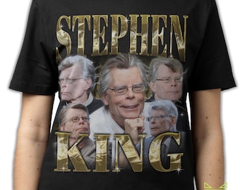 STEPHEN KING Shirt, Stephen King Homage Tshirt, Stephen King Vintage T-Shirt, Stephen King 90s Bootleg Shirt