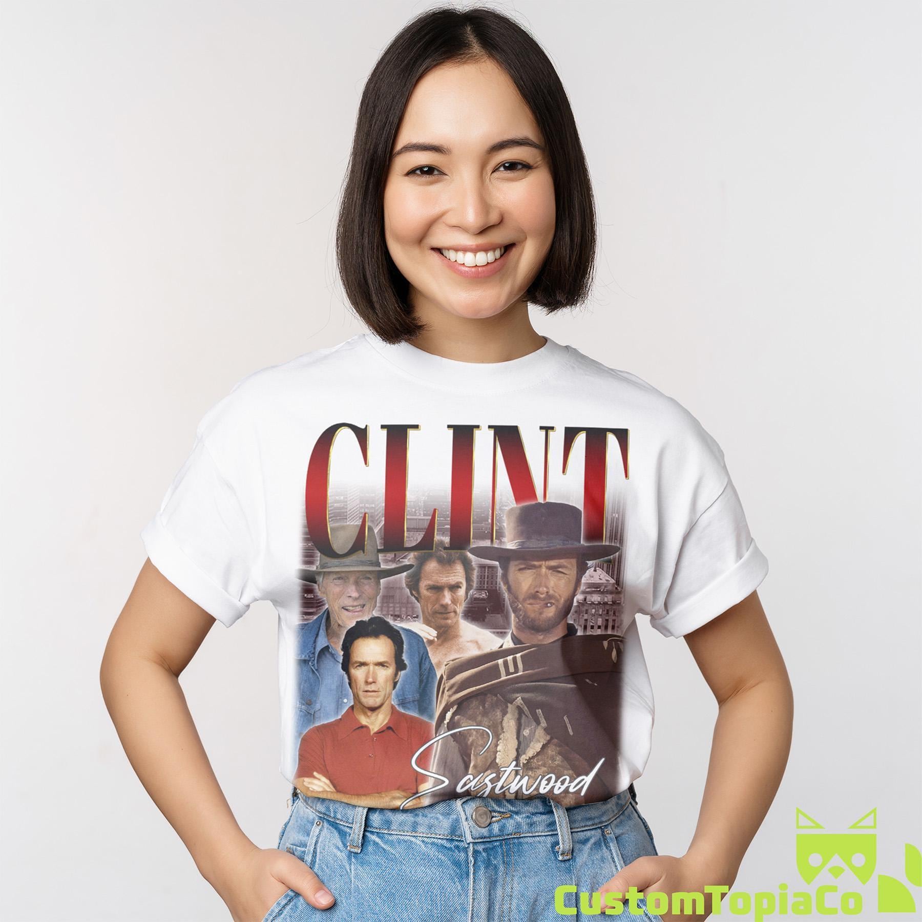 CLINT EASTWOOD SHIRT, Clint Eastwood Vintage T-shirt, Clinton