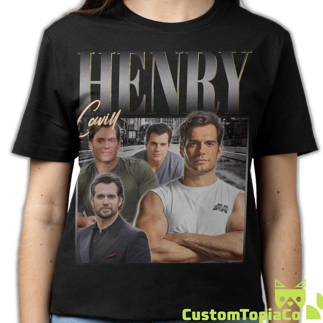 HENRY CAVILL SHIRT, Henry Cavill Vintage T-shirt, Henry William ...