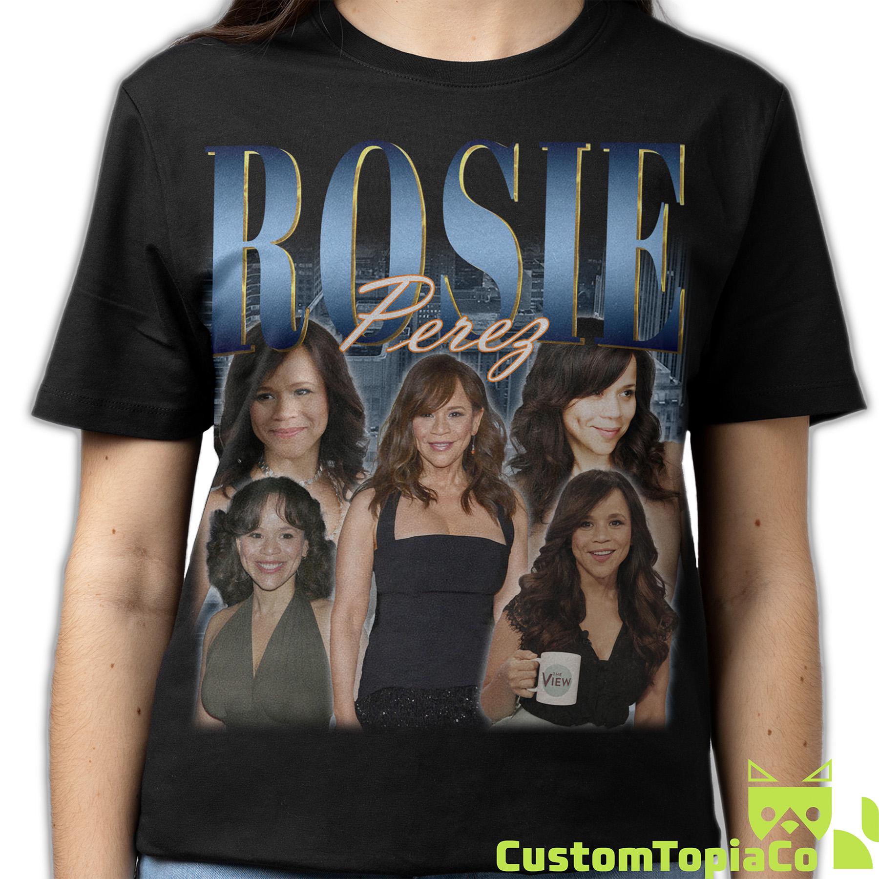 ROSIE PEREZシャツ、Rosie PerezヴィンテージTシャツ、Rosa Maria Perez レトロ90年代ブートレッグオマージュグッズ、面白いRosie PerezトリビュートラップTシャツファンギフト - Etsy 日本, image size:1800x1800