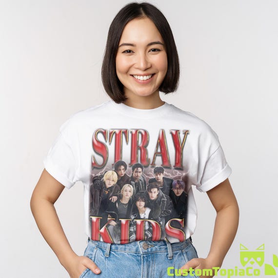 STRAY KIDS SHIRT, K-pop Boyband Concert Tees Fans Gift, Stray Kidz