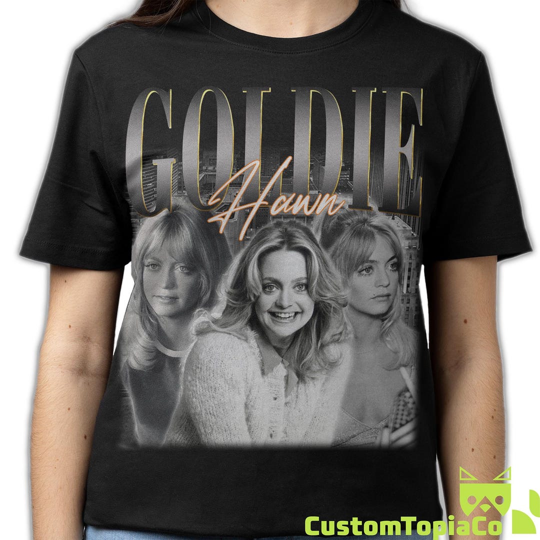 GOLDIE HAWN SHIRT, Goldie Hawn Vintage T-shirt, Goldie Jeanne Hawn