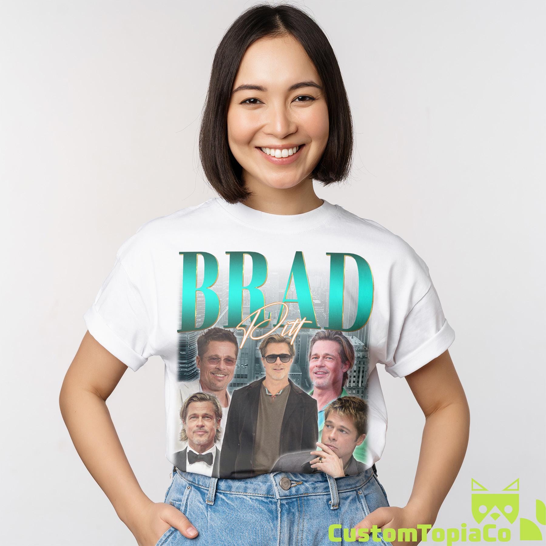 ブラッド・ピットシャツ、ブラッド・ピットヴィンテージTシャツ 