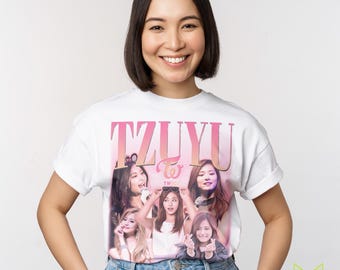 TZUYU TWICE SHIRT, Chou Tzu-yu Tour Vintage Tour T-shirt, Tzuyu