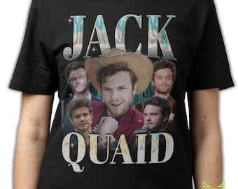 JACK QUAID Shirt, Jack Quaid Homage Tshirt, Jack Quaid Vintage T-Shirt, Jack Quaid 90s Bootleg Shirt