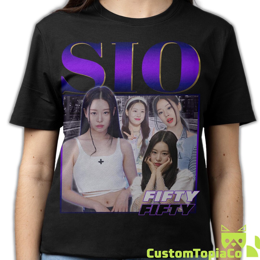 SIO FIFTY FIFTY Shirt, Sio Vintage T-shirt, Sio Retro 90s Bootleg Merch ...